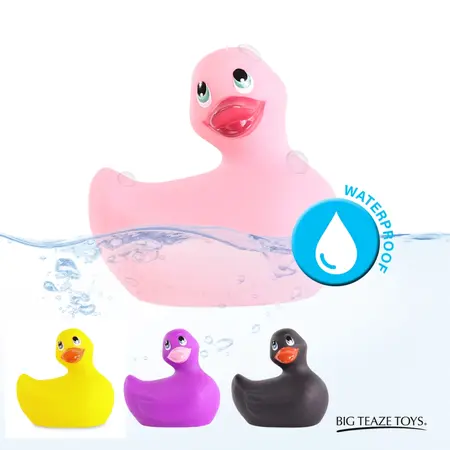Big Teaze Toys I Rub My Duckie 2.0 Classic Pink Waterproof Massager