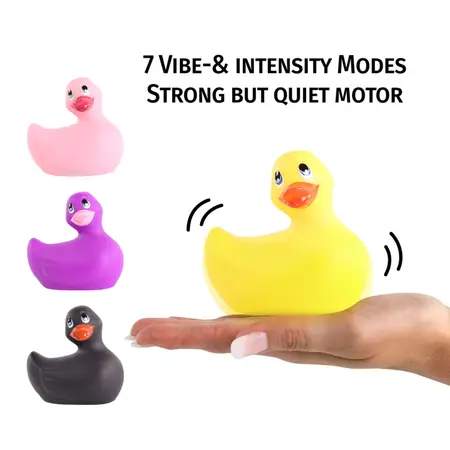 Big Teaze Toys I Rub My Duckie 2.0 Classic Yellow Massaging Device