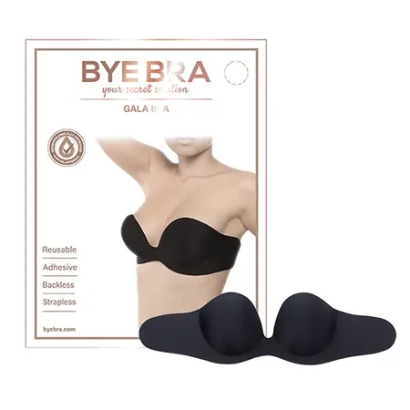 Bye Bra Gala Bra Cup B Black - Strapless Shaping Solution
