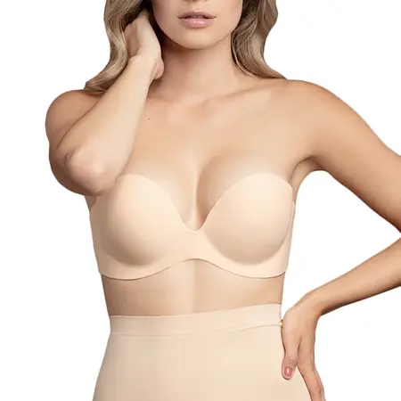 Bye Bra Gala Bra Cup B Nude - Strapless Underwired Adhesive Support