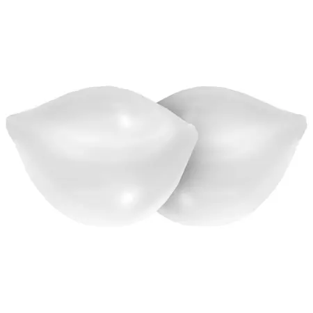 Bye Bra Half Push-Up Pads Clear Silicone - Discreet Volume Enhancers