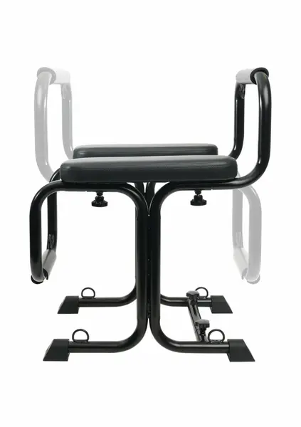 Bangers Bondage Seat with 8 Attachment Points, Padded Armrests, Black