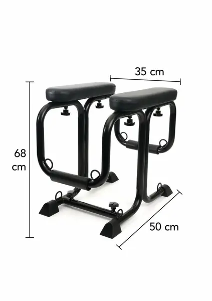Bangers Bondage Seat with 8 Attachment Points, Padded Armrests, Black