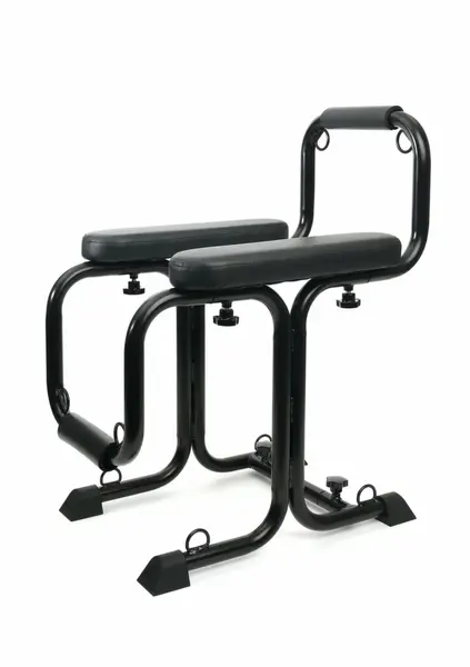 Bangers Bondage Seat with 8 Attachment Points, Padded Armrests, Black