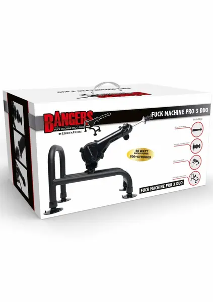 Bangers Fuck Machine Pro 3 Duo - Compact High-Power Intimate Device 60W