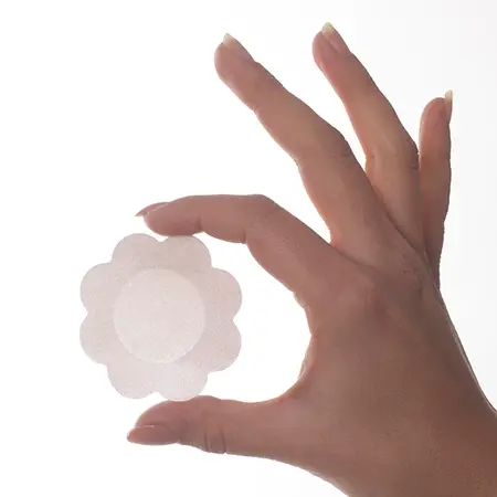 Bye Bra Satin Nipple Covers Nude | 3 Pairs | Flower-Shaped, Ultra-Thin