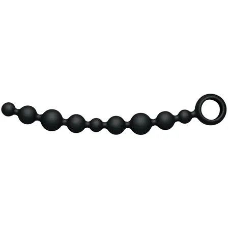 Joydivision Joyballs Long Black - Silicone Bead System 29.8 cm