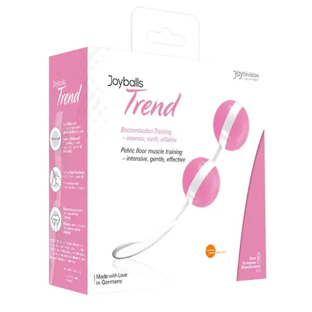 Joydivision Joyballs Trend Duo Pink & White - Innovative Dual Exercise Balls
