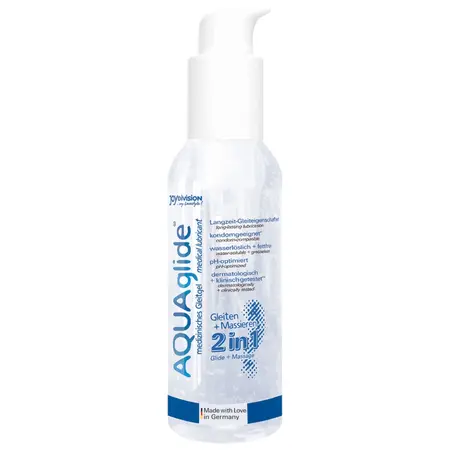 Joydivision AQUAglide 2-in-1 Water-Based Gel 125ml - Massage & Lubrication
