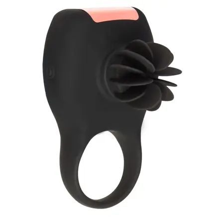 Tokyo Design Glamfit Black - Rotating Silicone Stimulation Ring