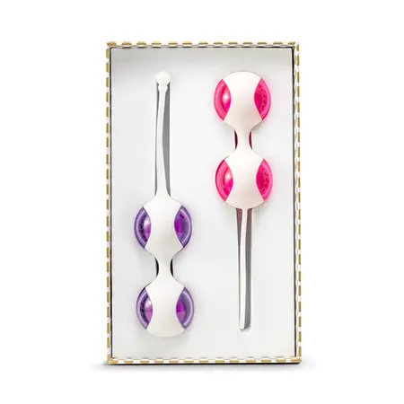 FeelzToys Jena Pelvic Floor Trainer Set Purple Pink 5-in-1 System
