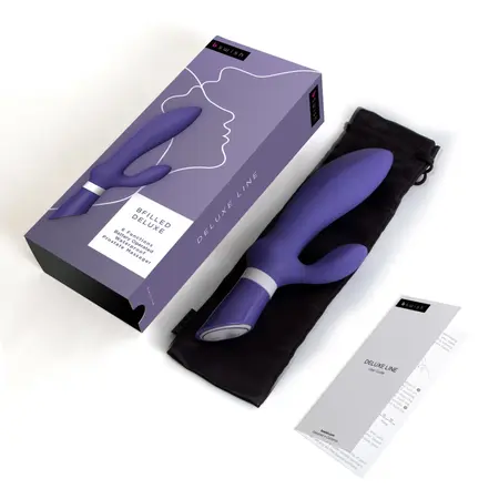 B Swish Bfilled Deluxe Twilight Dual-Motor Silicone Intimate Device 21cm