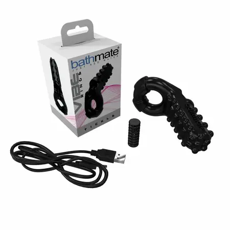 Bathmate Vibe Ring Tickle - Rechargeable Vibrating Silicone Ring