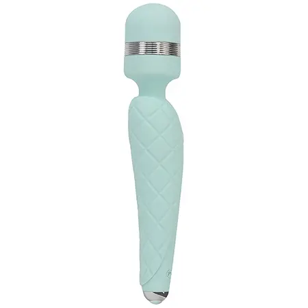 Pillow Talk Cheeky Teal - Rechargeable Silicone Wand Massager