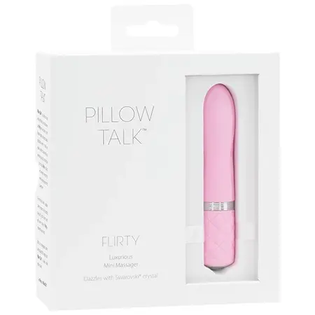 Pillow Talk Flirty Pink Rechargeable Compact Intimate Massager