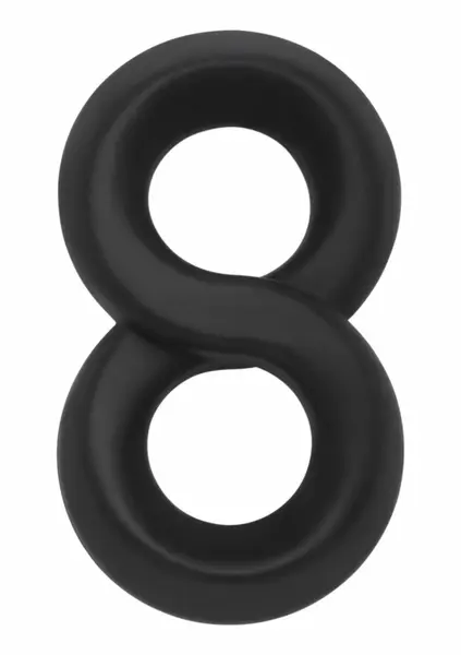 Hidden Desire Jock C-Ring Soft Silicone Double Support Ring Black