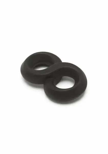 Hidden Desire Jock C-Ring Soft Silicone Double Support Ring Black