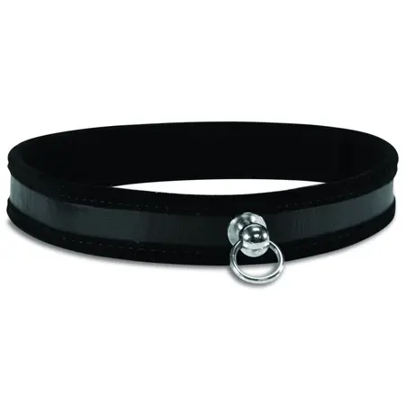 Sportsheets S&M Black Day Collar Adjustable 48cm Soft Lined