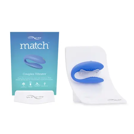 We-Vibe Match - Couples Intimate Device with Remote, Waterproof, Blue