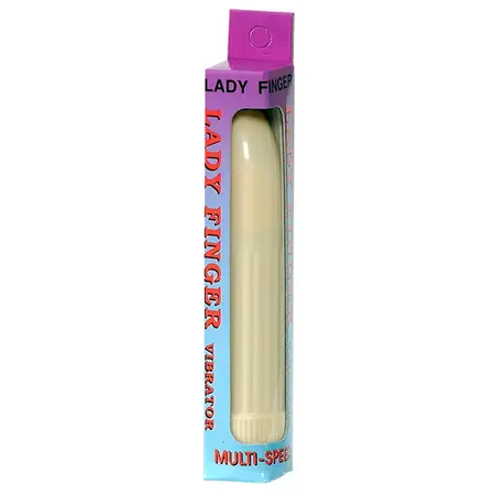 Seven Creations Ladyfinger White Multi-Speed Compact Device 14cm