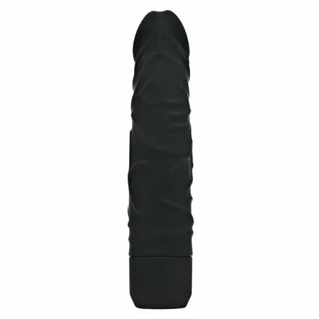 EasyToys Classic Black Silicone Vibrator 19.3cm Waterproof Multi-Speed