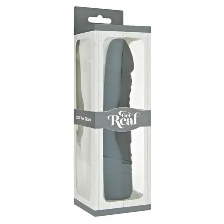 EasyToys Classic Black Silicone Vibrator 19.3cm Waterproof Multi-Speed