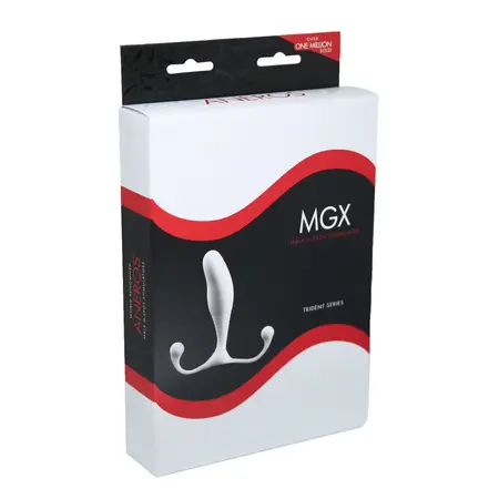 Aneros MGX Trident Prostate Model with Multi-Axial Motion, White 10.2cm