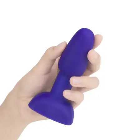 b-Vibe Rimming Petite Plug Purple - Compact Vibrating Silicone Model