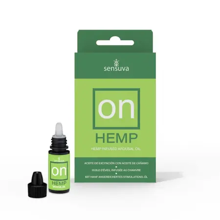 Sensuva ON Arousal Oil Hemp 5ml - Botanical Moisturizing Formula