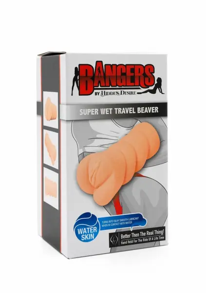 Super Wet Travel Beaver компактен мастурбатор за път