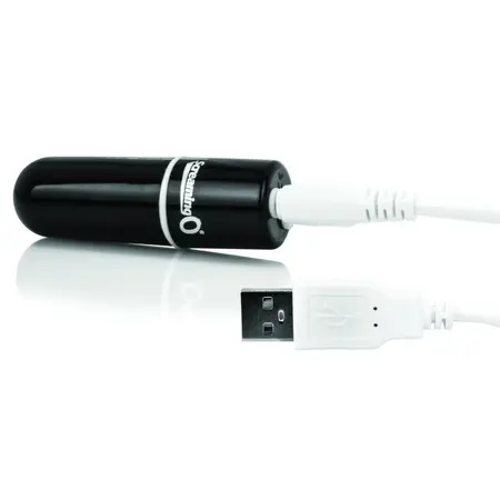 Screaming O Charged Vooom Bullet Black - Compact Rechargeable Vibrating Device