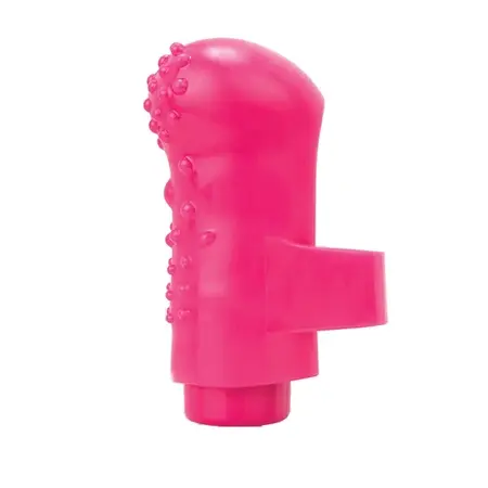 The Screaming O Charged FingO Pink - Compact Finger Massager, 10 Modes