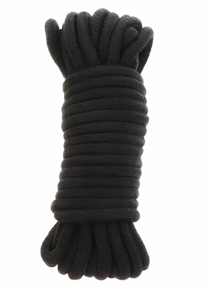 Bondage Rope 10 Meter - Durable Polypropylene Restraint Cord Black
