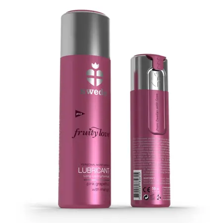 Swede Fruity Love Lubricant Pink Grapefruit Mango 50ml - Water-Based Formula