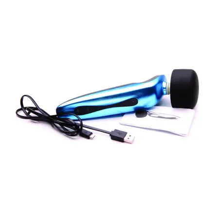 Tantus Rumble Cordless Personal Massager, 7-Speed, Silicone Head, Black