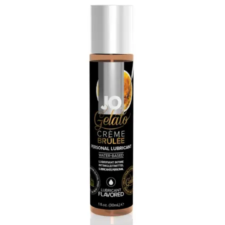 System JO Gelato Water-Based Lubricant Creme Brulee 30ml Flavored Formula