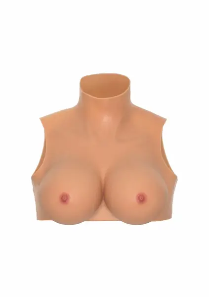 ALTER EGO Wearable Breasts Crop Top G Cup Silicone High Neck