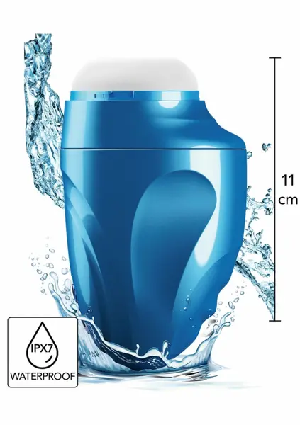 HIDDEN DESIRE Fusion X Aqua Bubble Intimate Machine Blue