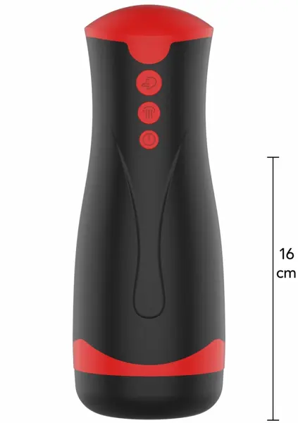 HIDDEN DESIRE Fusion X Deep Squeeze Intimate Machine Vibrating Black