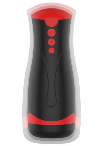 HIDDEN DESIRE Fusion X Deep Squeeze Intimate Machine Vibrating Black