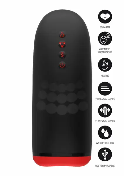 HIDDEN DESIRE Fusion X Beaded Tongue Intimate Machine with Heating