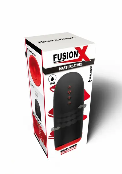HIDDEN DESIRE Fusion X Beaded Tongue Intimate Machine with Heating