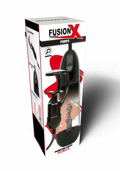HIDDEN DESIRE FUSION X Magnifying Sleeve Pump Transparent 8713221836175