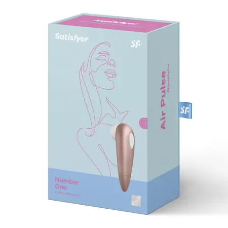 Satisfyer Number One Intimate Air Pulse Device, Compact, Waterproof