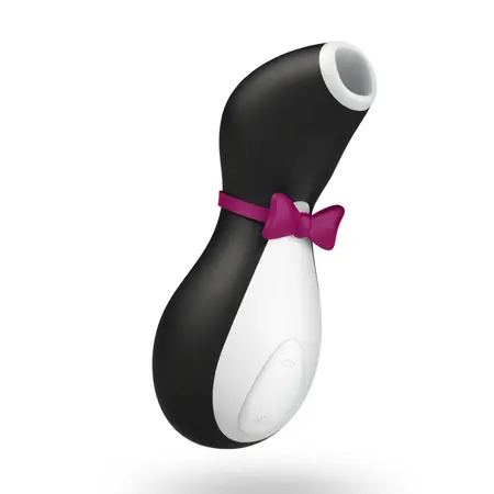 Satisfyer Penguin Intimate Air Pulse Device, 11 Modes, Waterproof, Black