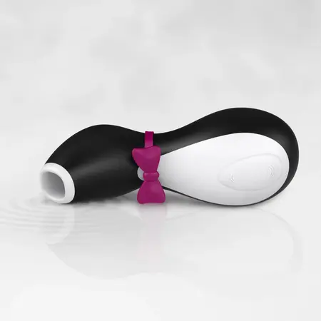 Satisfyer Penguin Intimate Air Pulse Device, 11 Modes, Waterproof, Black