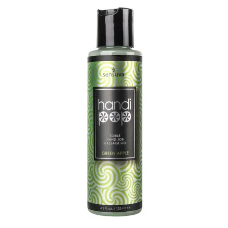 Sensuva Handipop Intimate Massage Gel Green Apple 125ml