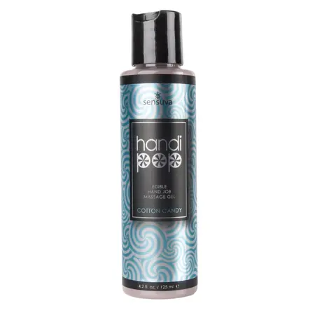 Sensuva Handipop Massage Gel Cotton Candy 125ml - Sweet Aroma Formula