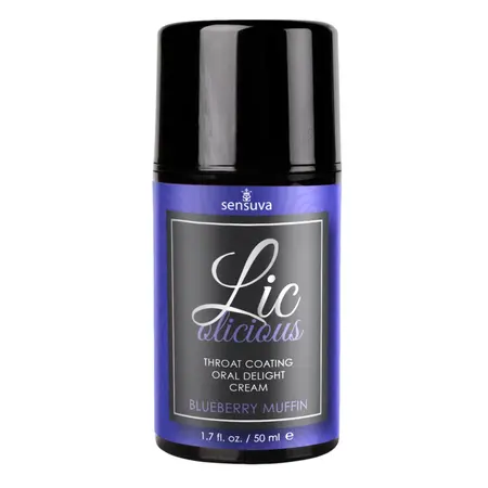 Sensuva Lic-o-licious Intimate Oral Cream Blueberry Muffin 50ml