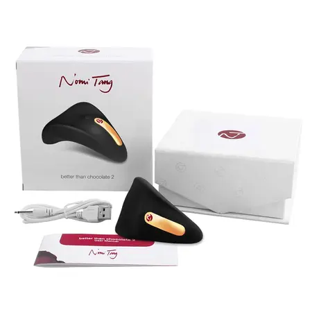 Nomi Tang Better Than Chocolate 2 Black & Gold External Stimulator